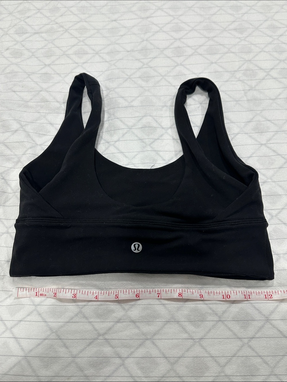 lululemon athletica Black Scoop-Neck Sports Bra